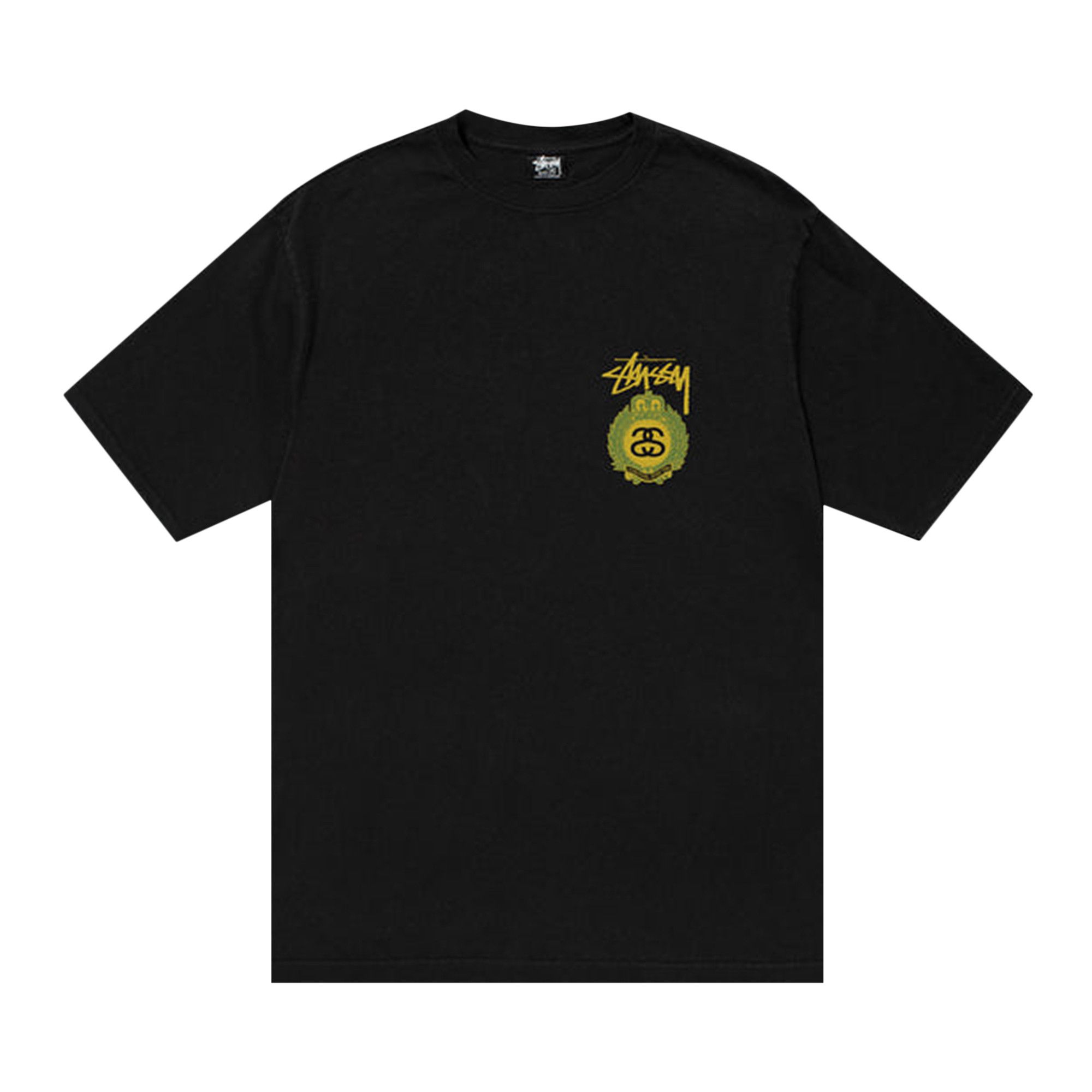 人気ブランド Buy Stussy Crown Wreath Pigment Dyed Tee 'Black' - 1904911 トップス
