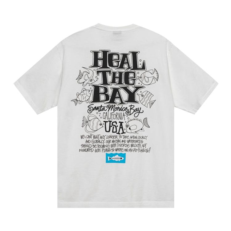 Buy Stussy Heal The Bay Ocean Pigment Dyed Tee 