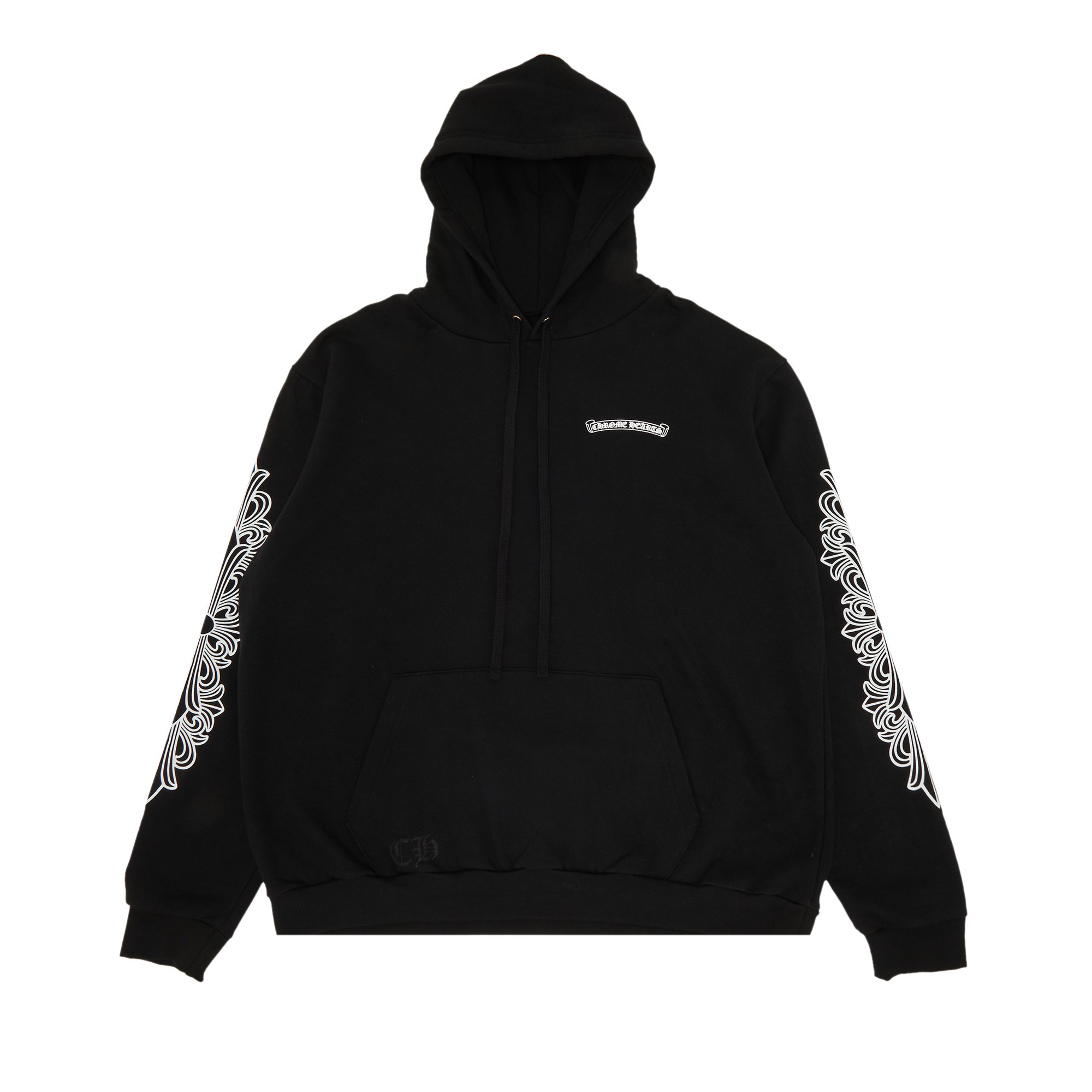 Buy Chrome Hearts Floral Logo Hoodie 'Black' - 1383 1FW230106FLH