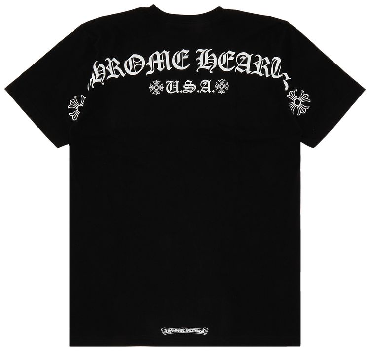 Chrome Hearts Fuck You Back Arch Logo T Shirt Black