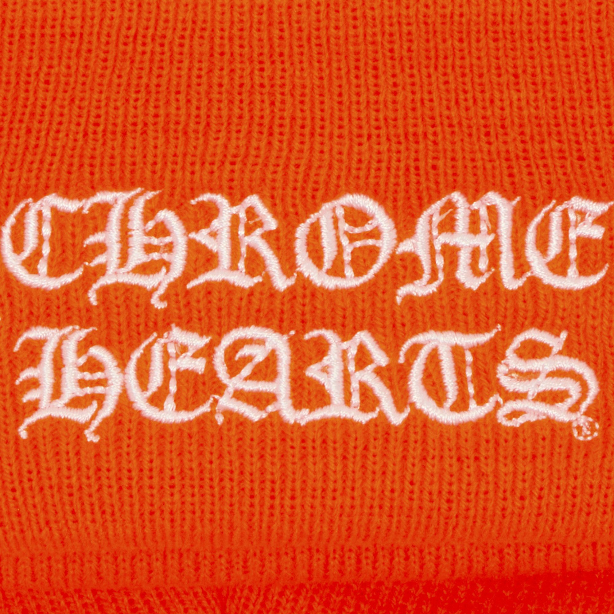 Buy Chrome Hearts Logo Beanie 'Orange' - 1383 1FW230702VLB ORAN | GOAT