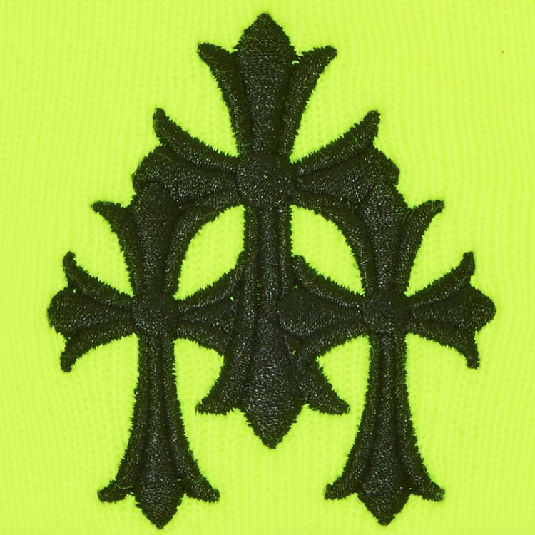 Chrome Hearts Triple Cross Beanie Yellow