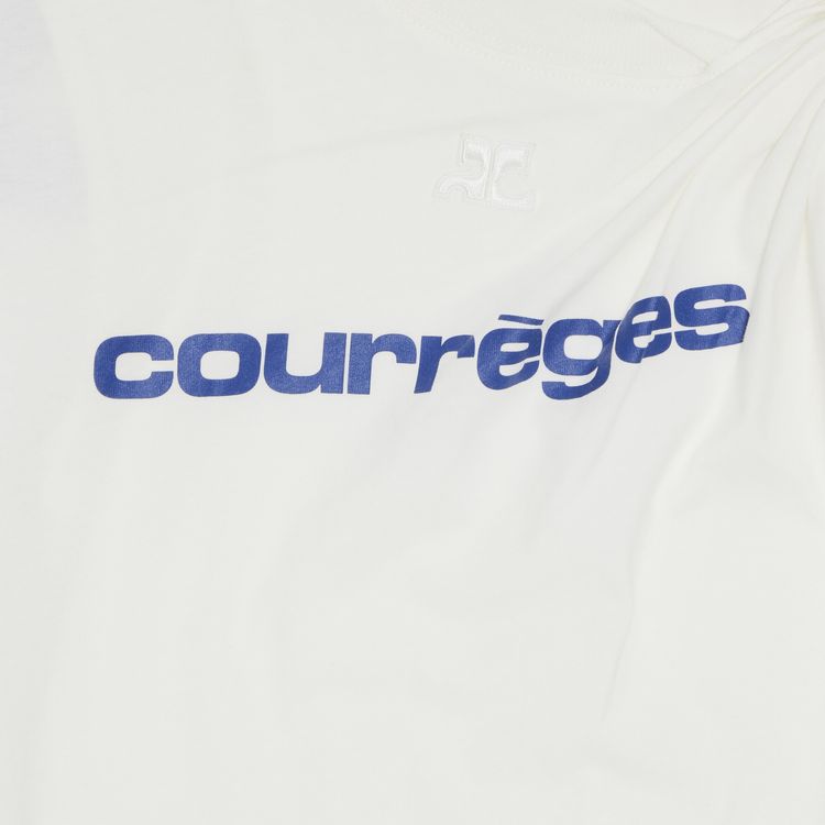 Courreges Single Twist Shell Body Jersey Heritage White