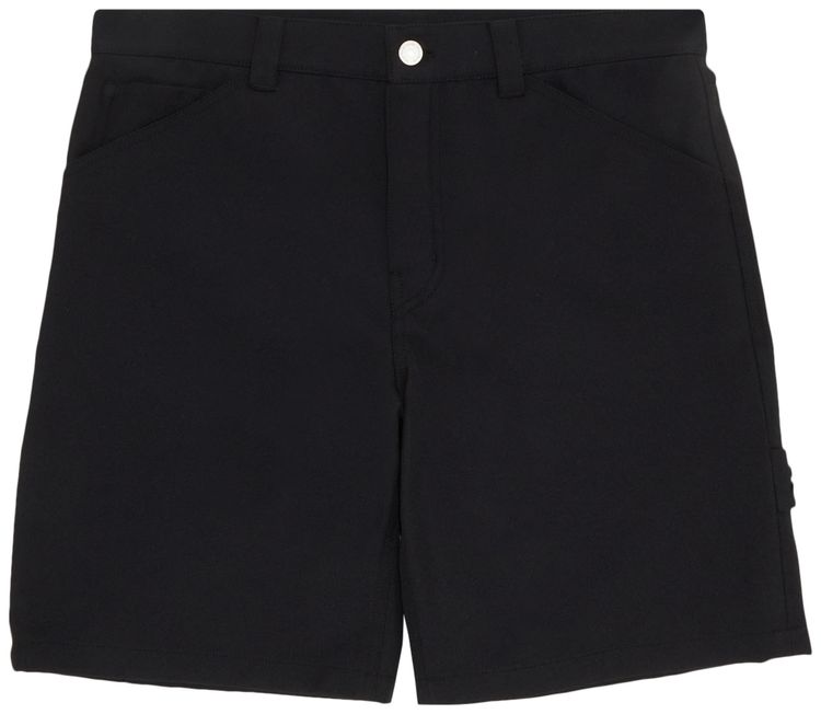 Courreges Retro Twill Hammer Short Black