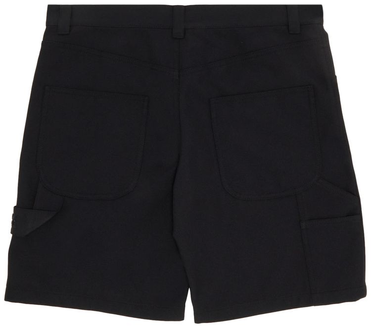 Courreges Retro Twill Hammer Short Black