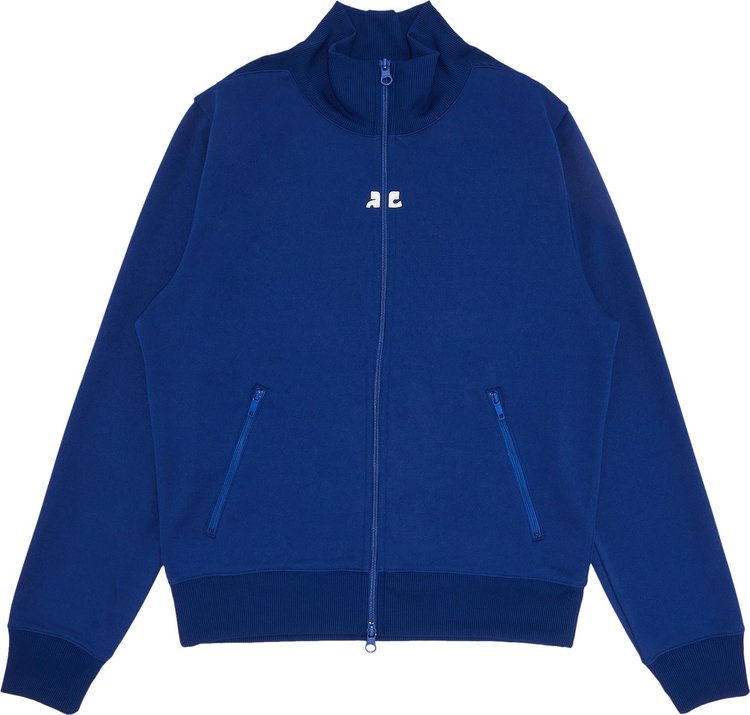 Courrèges Interlock Tracksuit Jacket 'Vintage Blue'