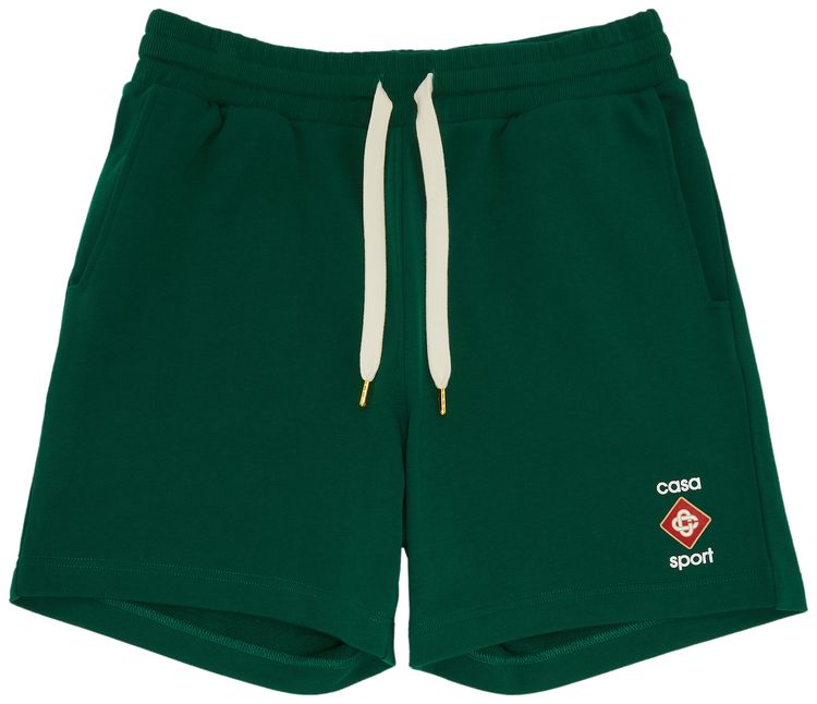 Casablanca Casa Sport Logo 3D Printed Sweatshort Green