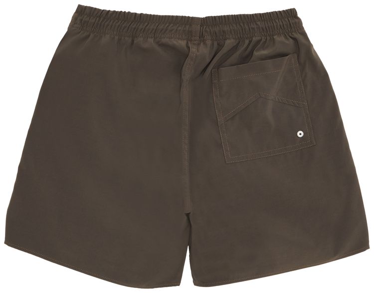 Rhude Logo Swim Trunk Dark Grey