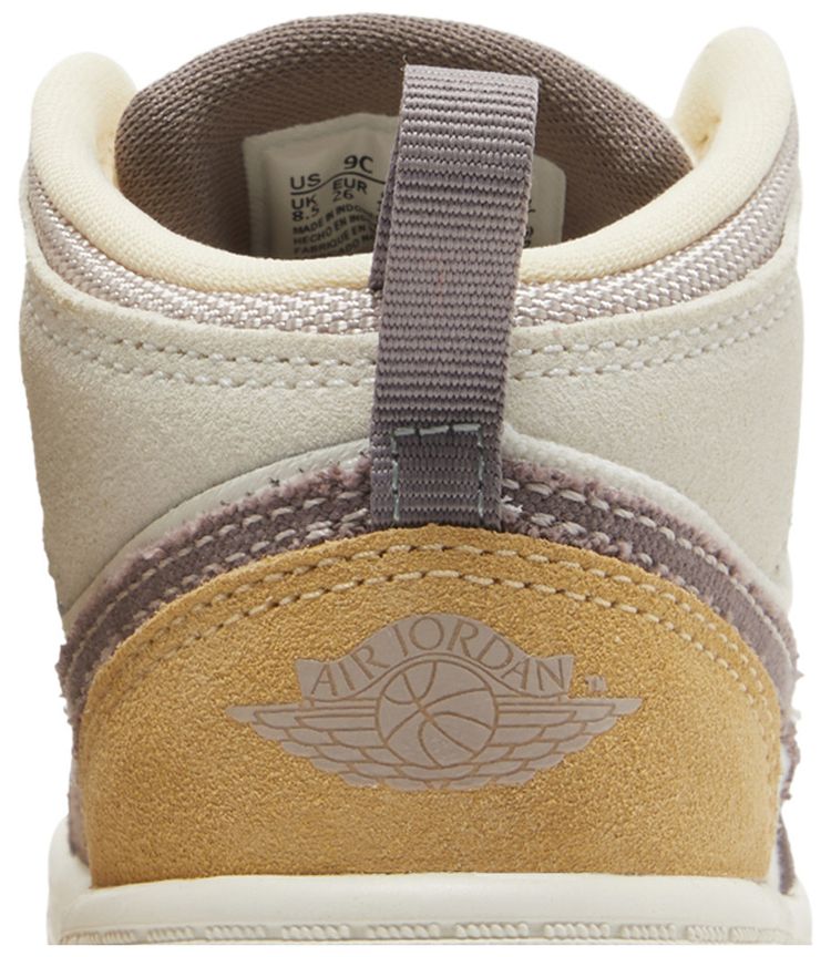 Air Jordan 1 Mid SE Craft TD Inside Out   Taupe Haze