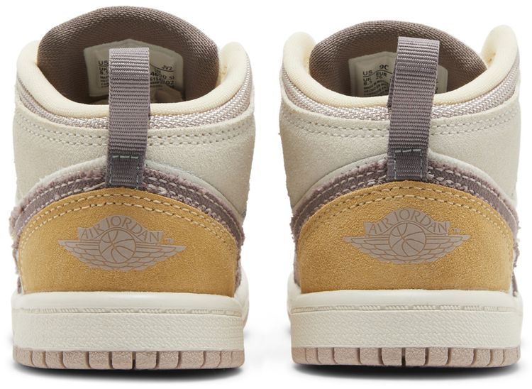 Air Jordan 1 Mid SE Craft TD Inside Out   Taupe Haze