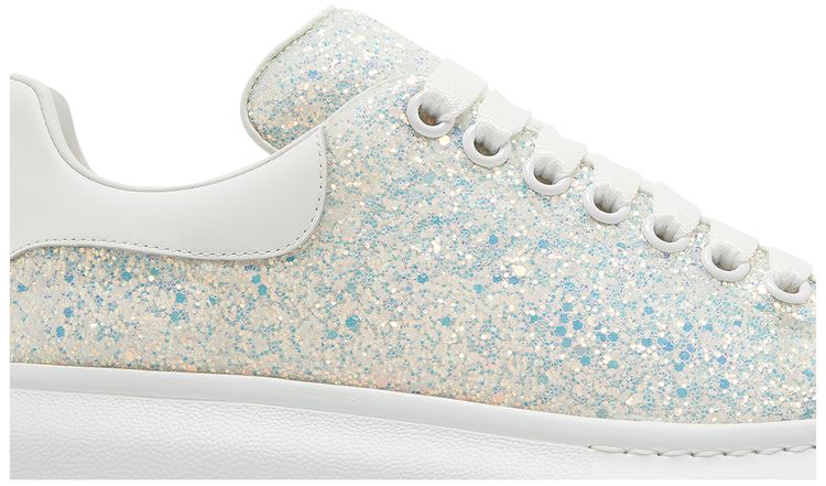 Alexander McQueen Wmns Oversized Sneaker Silver Glitter