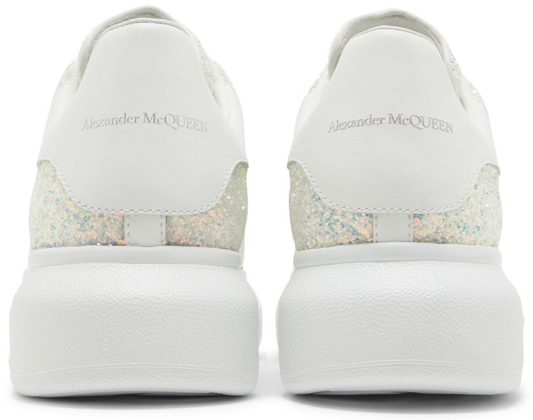 Alexander McQueen Wmns Oversized Sneaker Silver Glitter