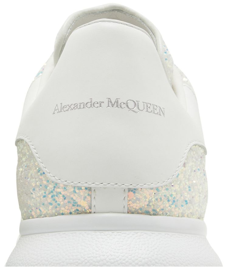 Alexander McQueen Wmns Oversized Sneaker Silver Glitter