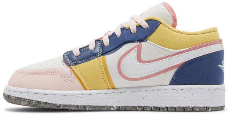 Air Jordan 1 Low SE GS Multi Color Canvas