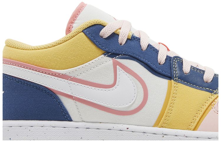 Air Jordan 1 Low SE GS Multi Color Canvas