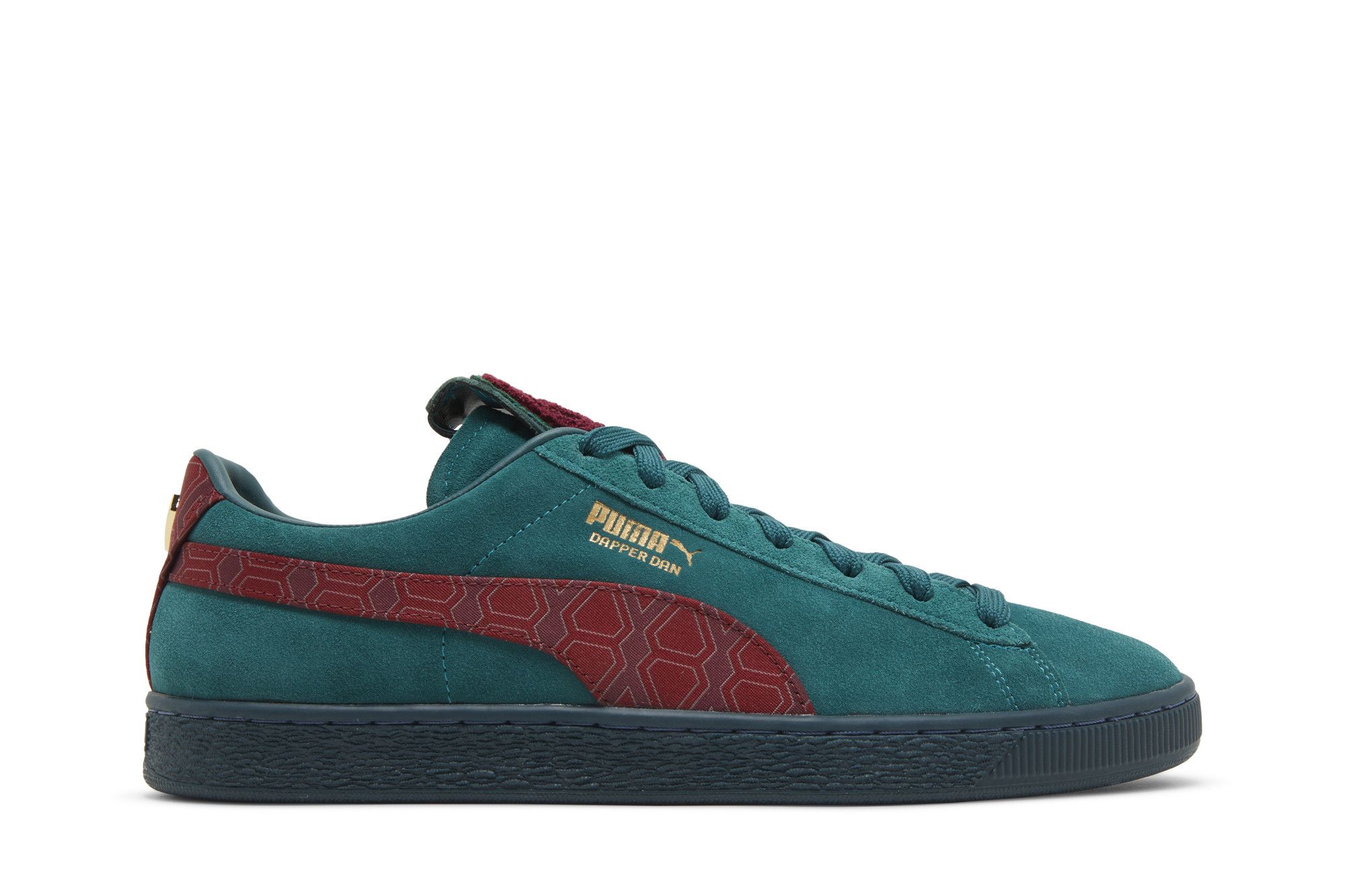 Buy Dapper Dan x Suede Jacquard Print Varsity Green 390988 02 GOAT