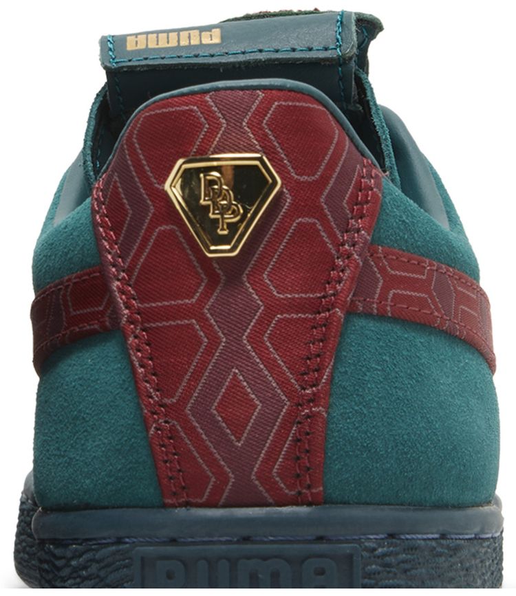 Puma Dapper Dan x Suede Jacquard Print   Varsity Green