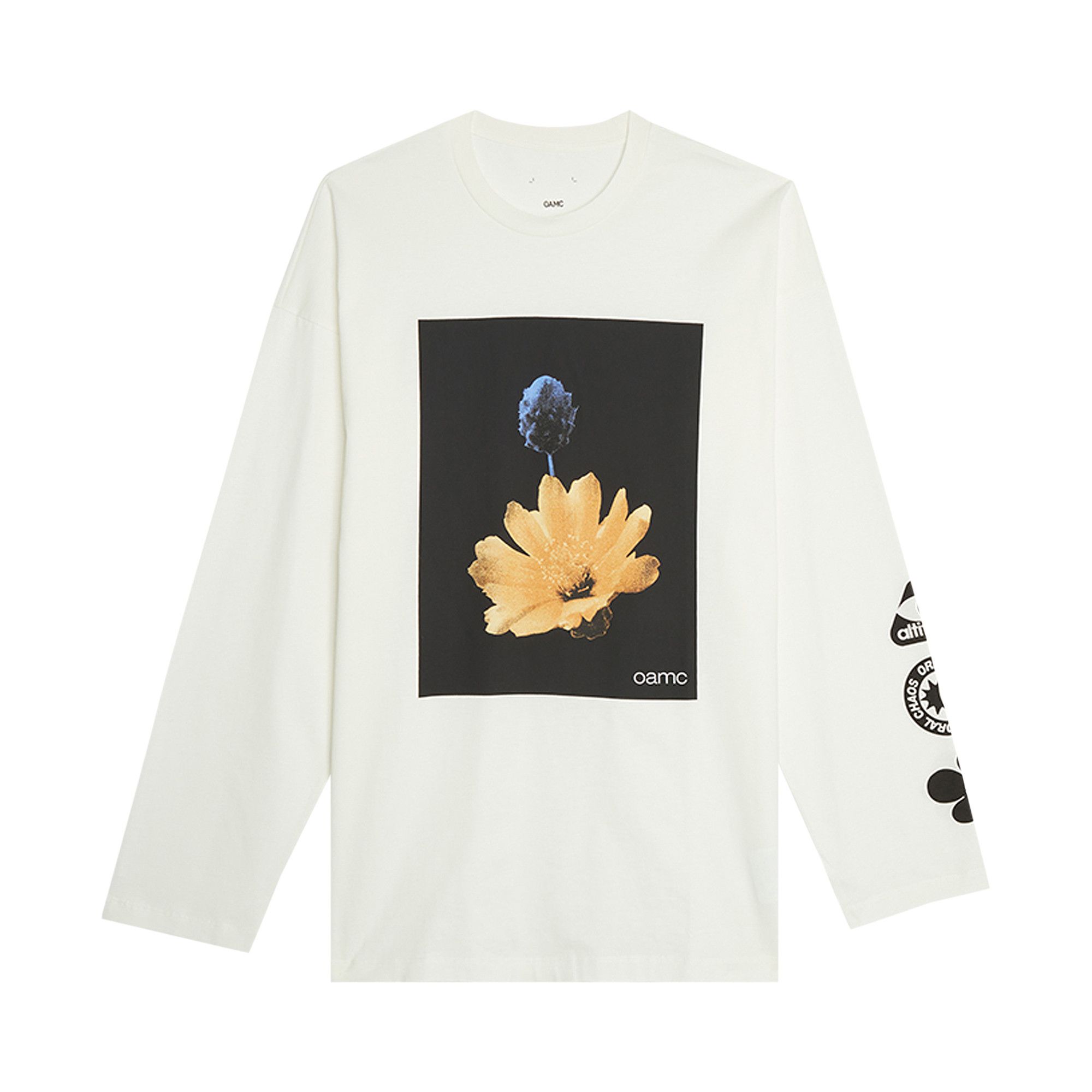 ★OAMC★ Flora Short Sleeve T-Shirt White 22A28OAJ10100 OAMC Flora T-Shirt in White | LN-CC
