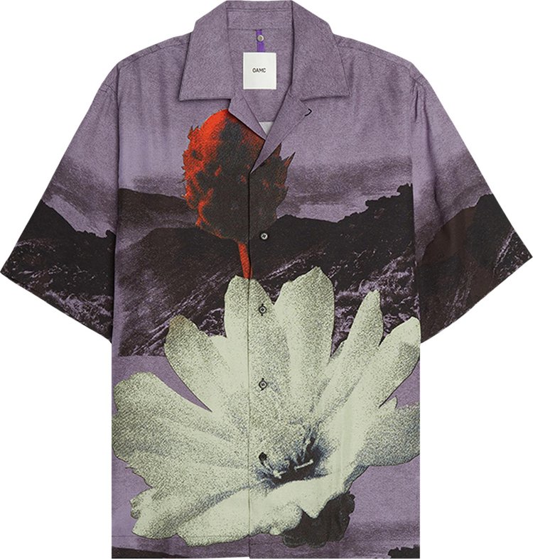 OAMC Flora Kurt Shirt 'Lilac'
