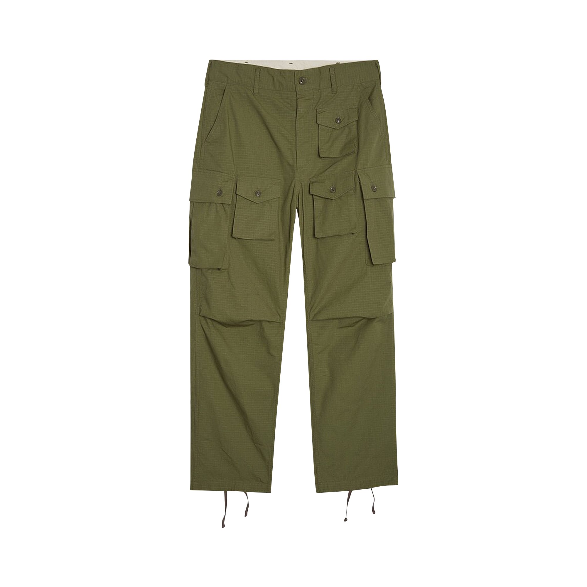 Engineered Garments Cotton Ripstop FA Pant 'Olive' | GOAT