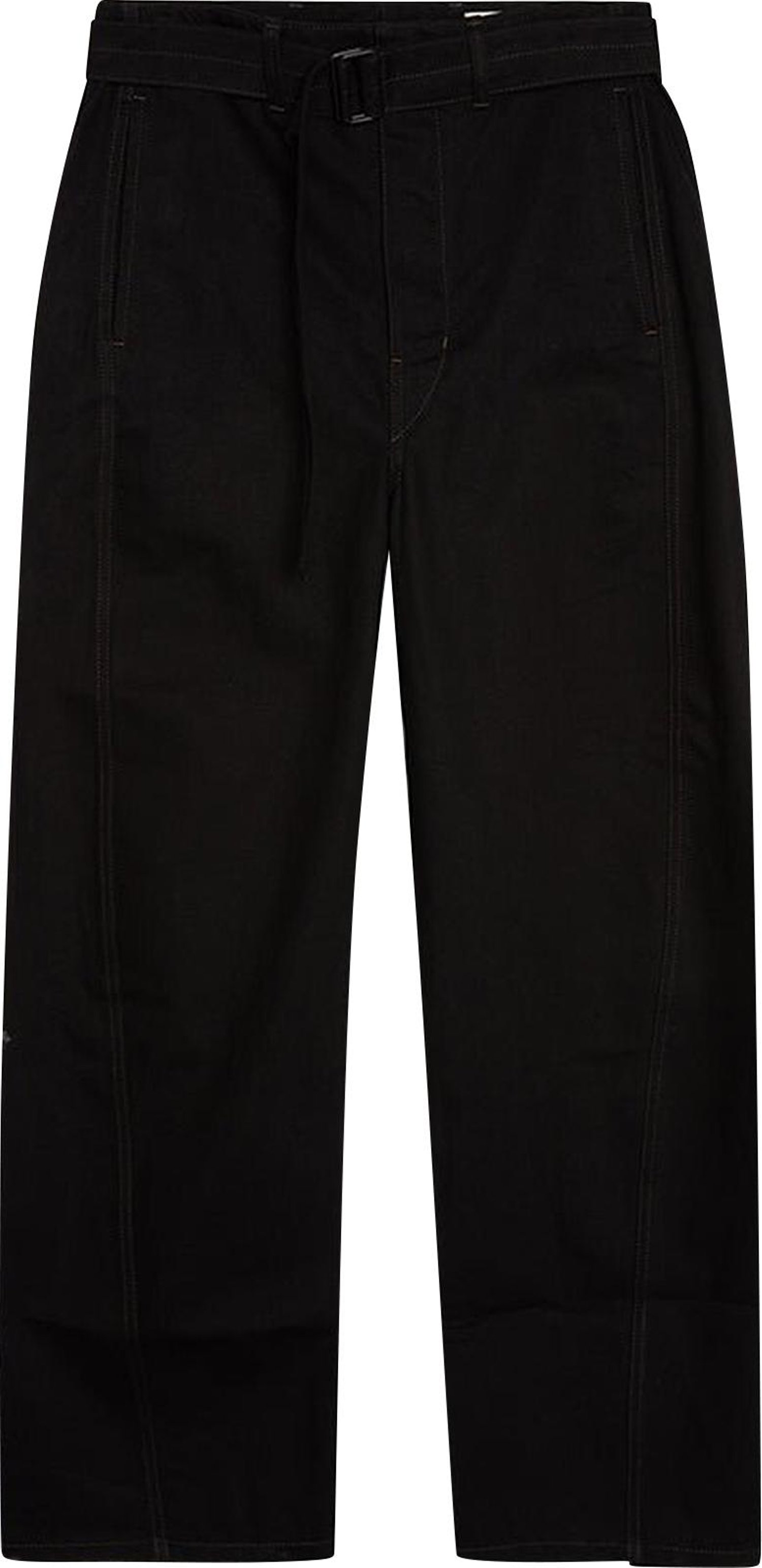 Buy Lemaire Twisted Belted Pants 'Black' - PA326 LD1000 999 | GOAT