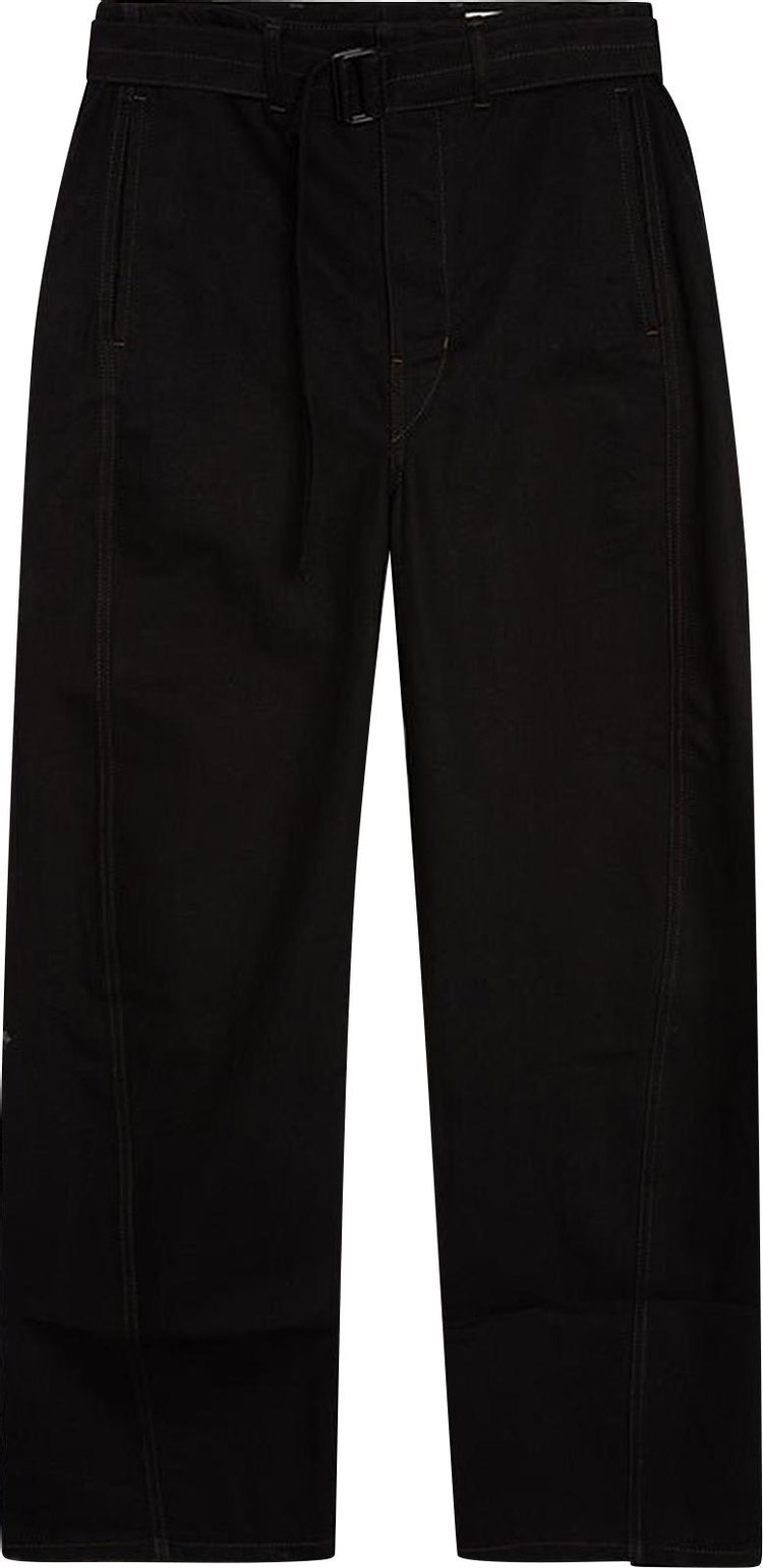 Lemaire Twisted Belted Pants 'Black'