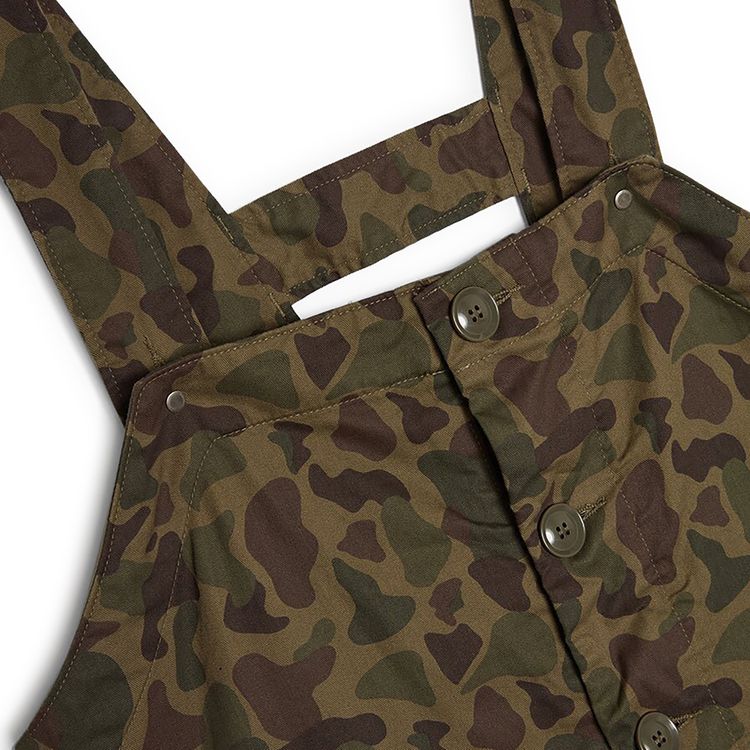 Engineered Garments 65oz Flat Twill Overalls Olive Camo