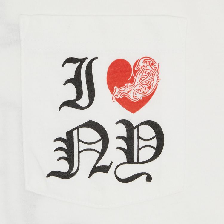 Chrome Hearts I Heart NY Long Sleeve T Shirt White