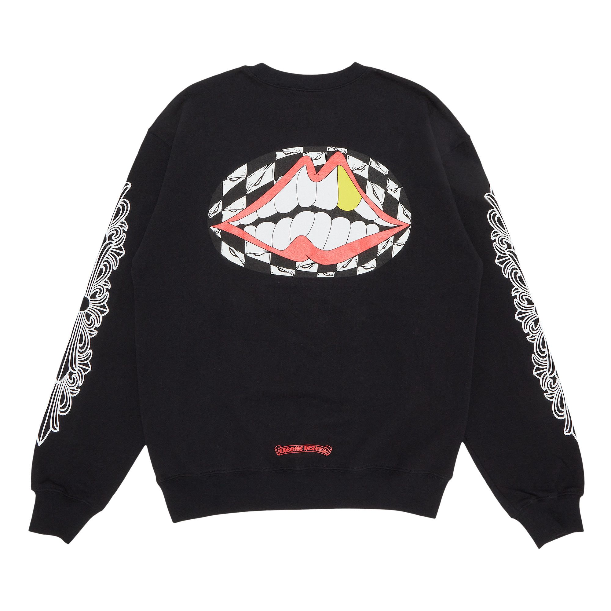 Buy Chrome Hearts x Matty Boy Chomper Crewneck Black 1383 100000106MBCC BLAC GOAT UK