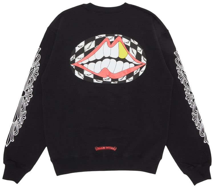 Chrome Hearts x Matty Boy Chomper Crewneck Black