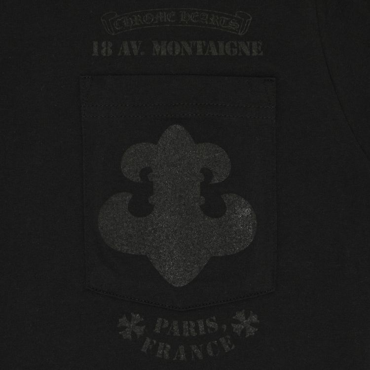 Chrome Hearts Paris Exclusive Fleur Long Sleeve T Shirt Black