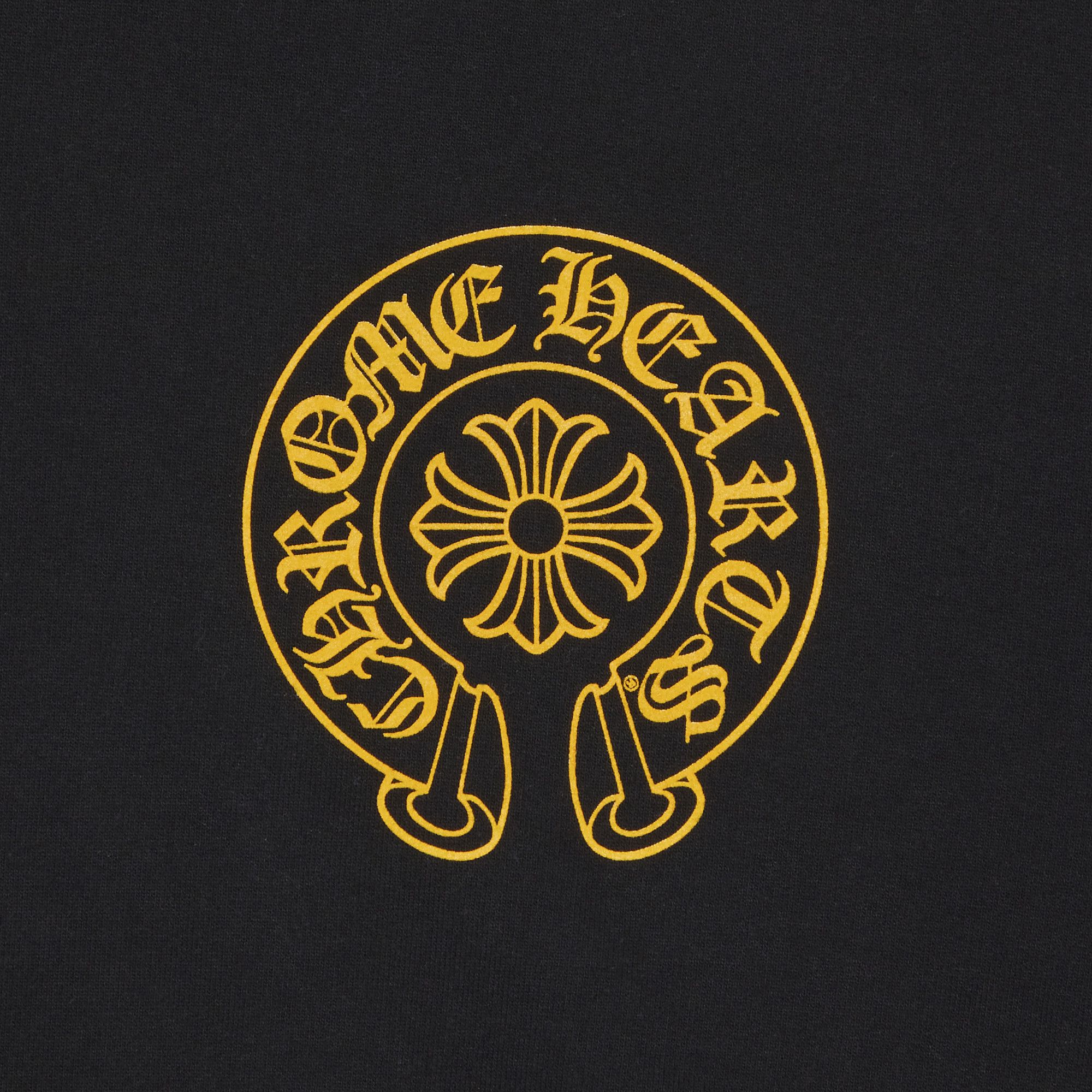 Buy Chrome Hearts Online Exclusive Hoodie 'Black/Yellow' - 1383  100000106OEH BLAC | GOAT