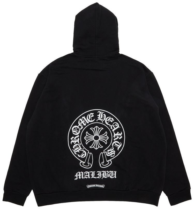 Chrome Hearts Malibu Exclusive Horseshoe Hoodie Black