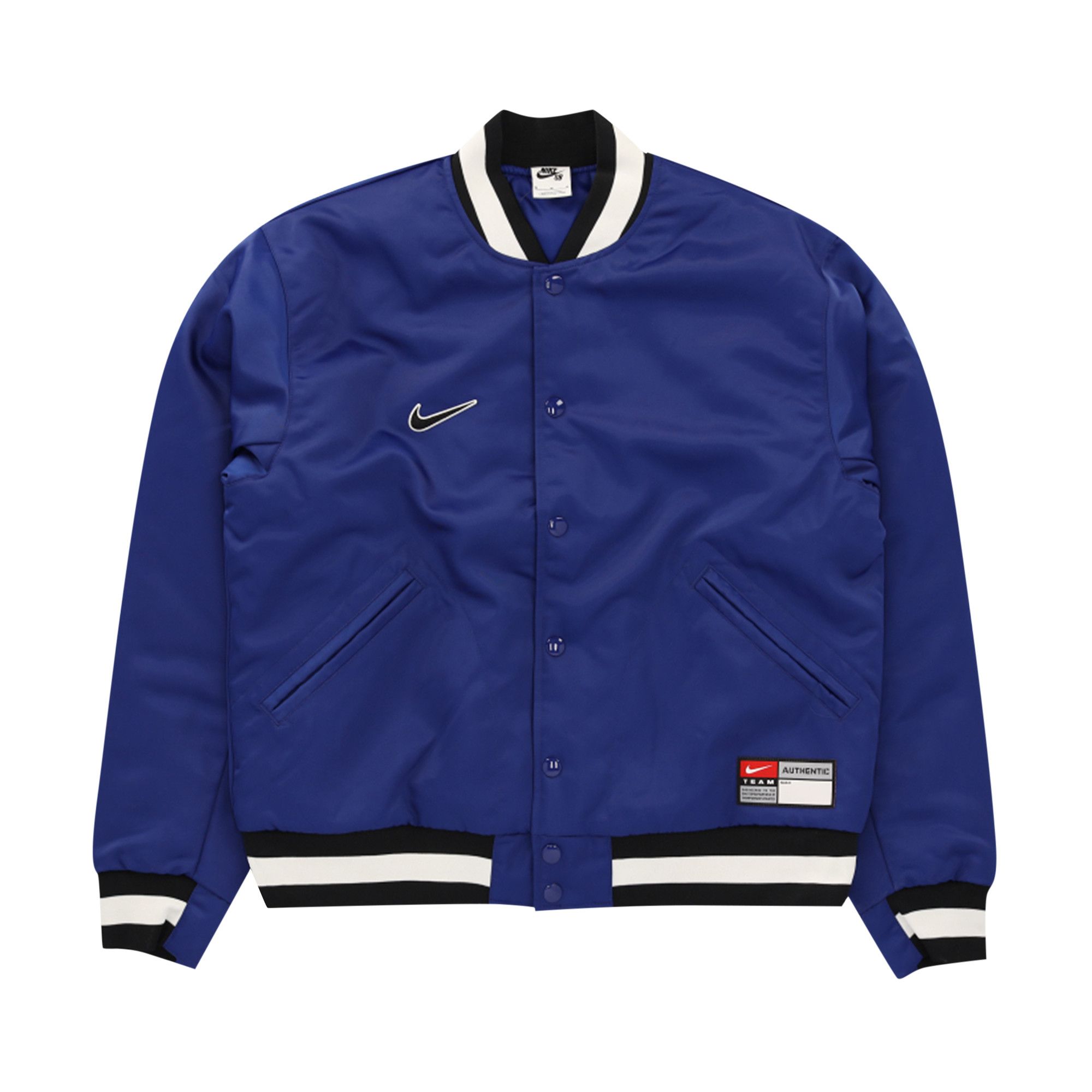 Size xl Nike SB x MLB Varsity Skate Jacket Deep Royal Blue Black White
