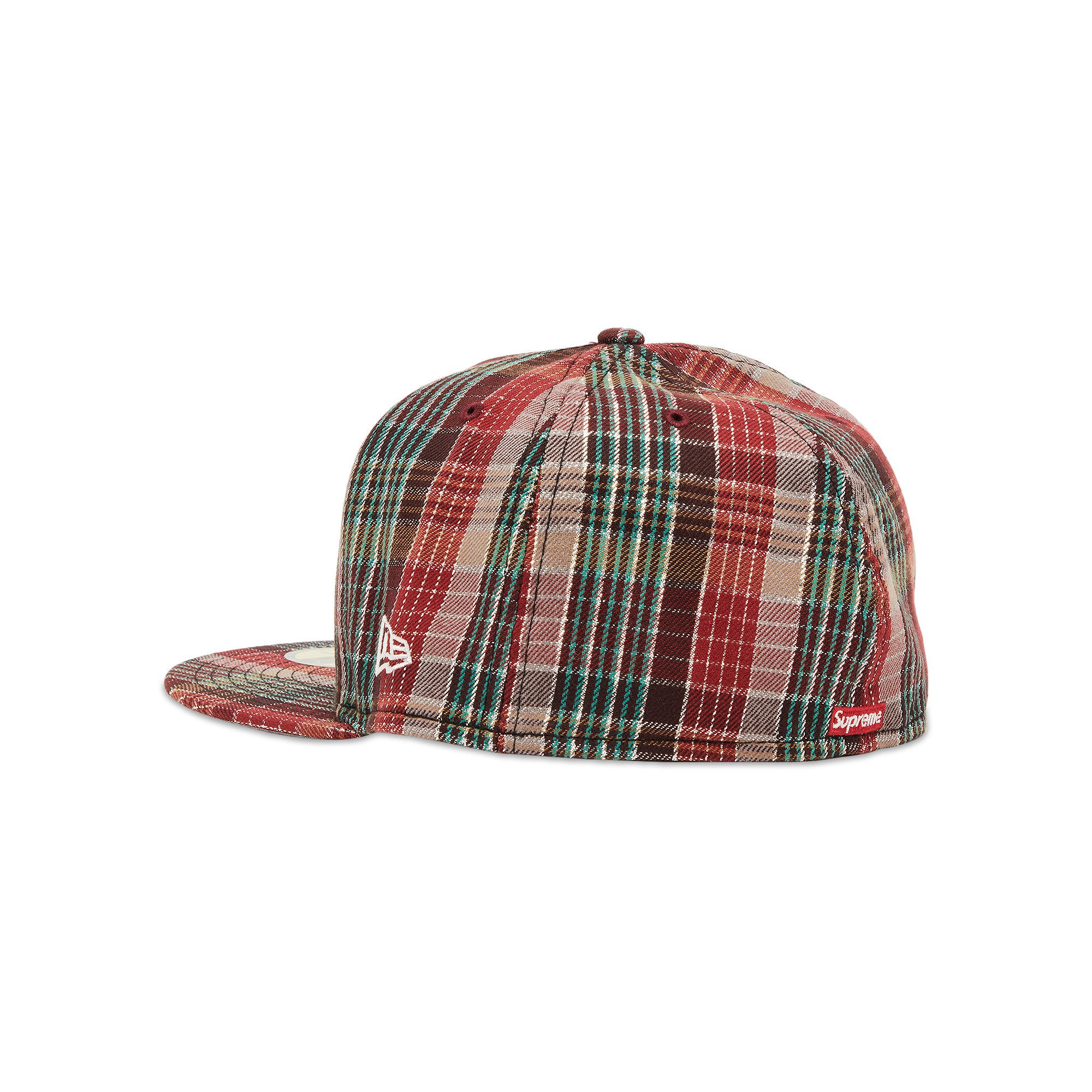Buy Supreme Metallic Plaid S Logo New Era 'Red' - SS23H39