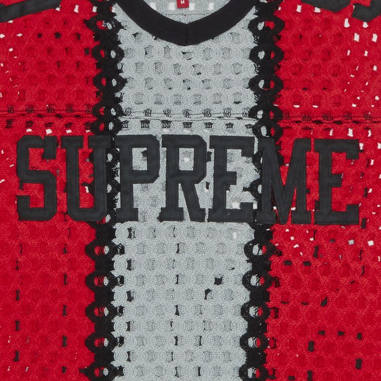Supreme Crochet Football Jersey Black