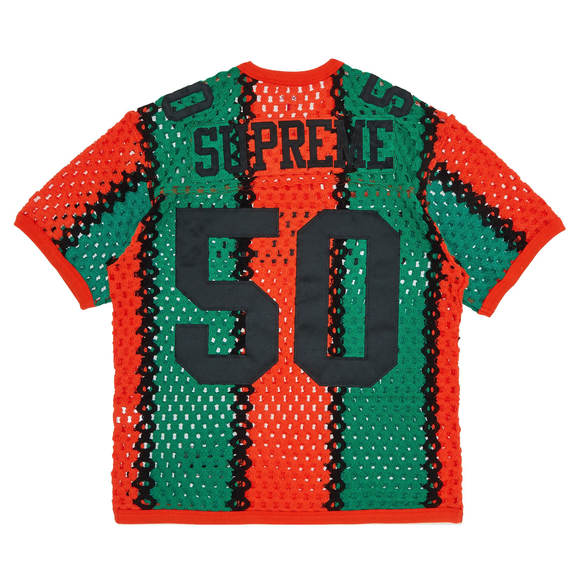 Supreme Crochet Football Jersey | Red | FARFETCH