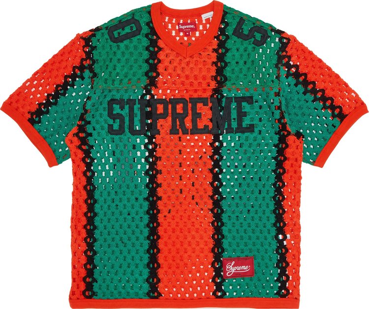 Buy Supreme Crochet Football Jersey 'Orange' - SS23KN13 ORANGE | GOAT