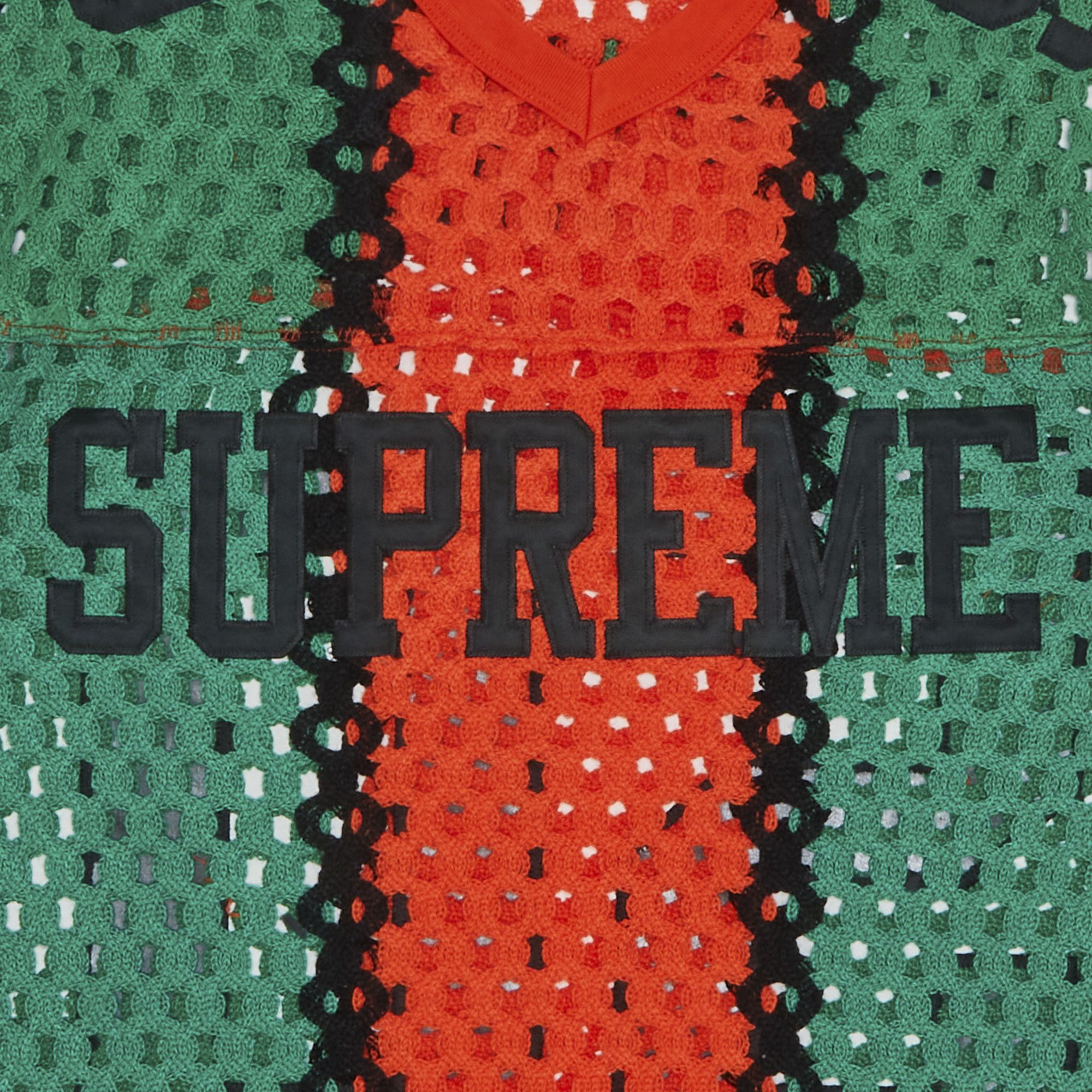 Buy Supreme Crochet Football Jersey 'Orange' - SS23KN13 Buy Supreme Crochet Football Jersey 'Orange' - SS23KN13