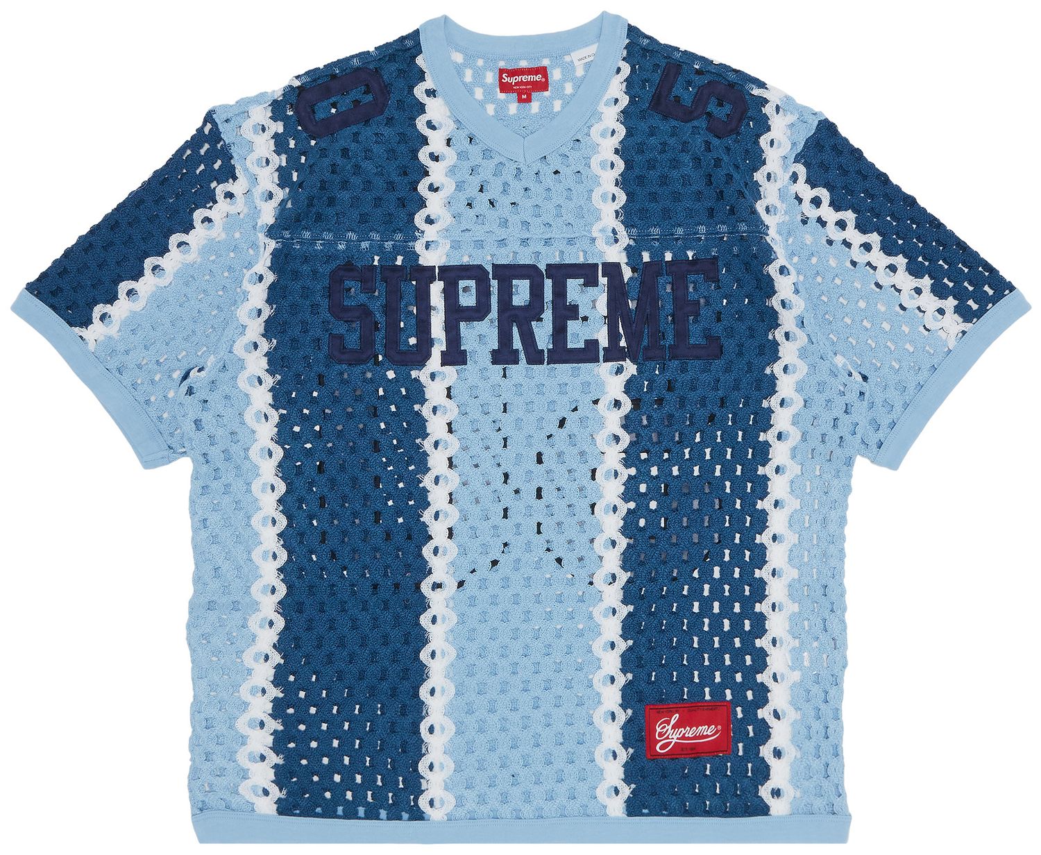Buy Supreme Crochet Football Jersey 'Slate' SS23KN13 SLATE GOAT