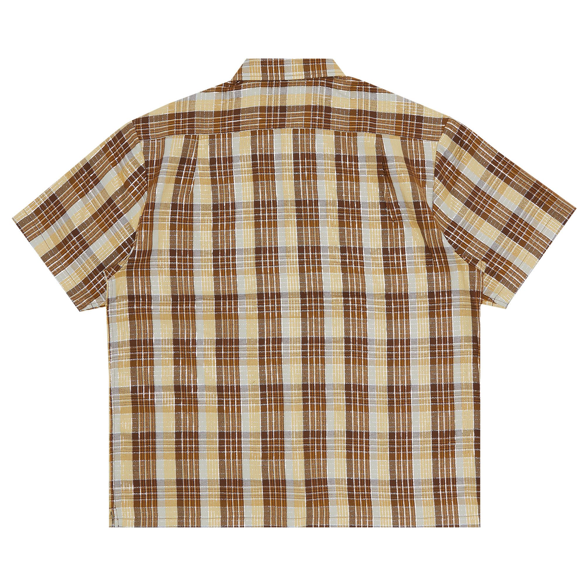 Buy Supreme Metallic Plaid Short-Sleeve Shirt 'Brown' - SS23S5
