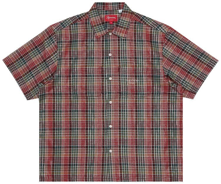 Buy Supreme Metallic Plaid Short-Sleeve Shirt 