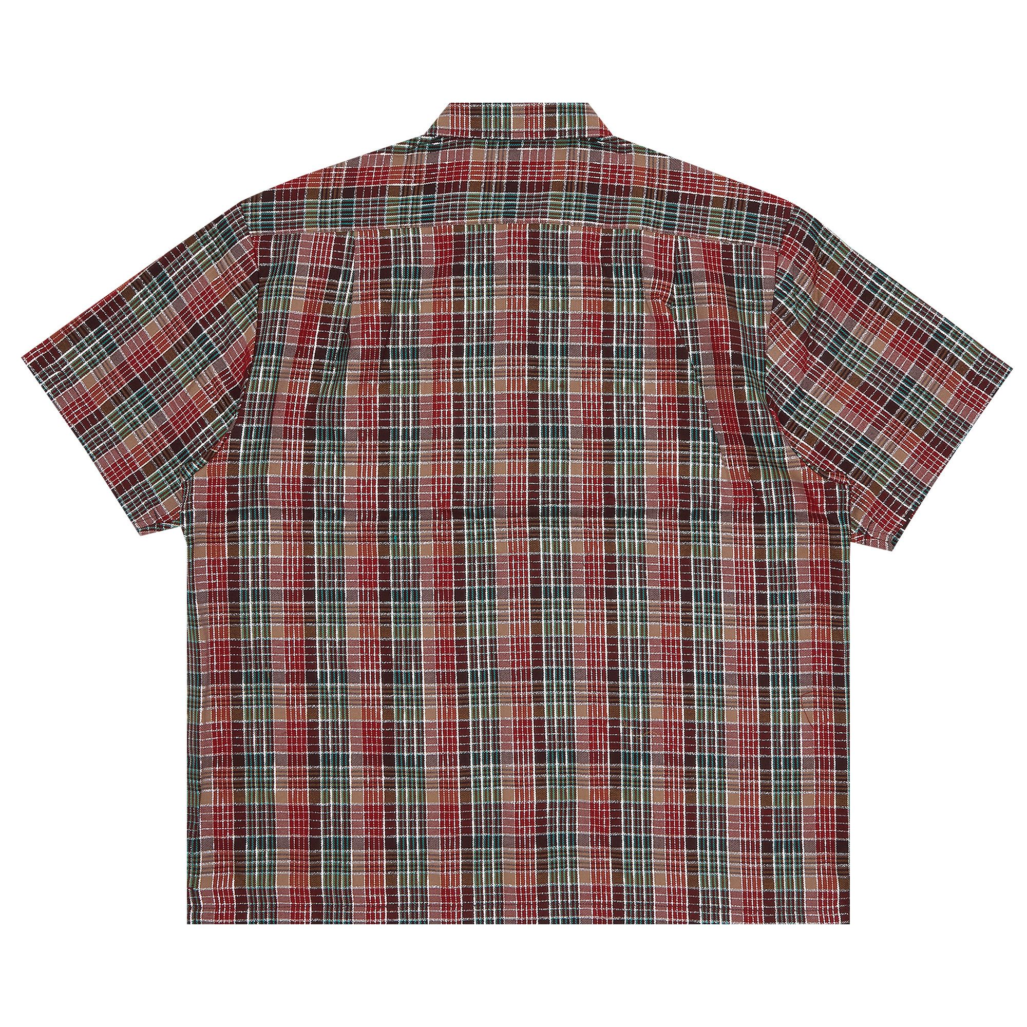 Supreme Loose Fit Mini Plaid S S Shirt (SS24) - $128
