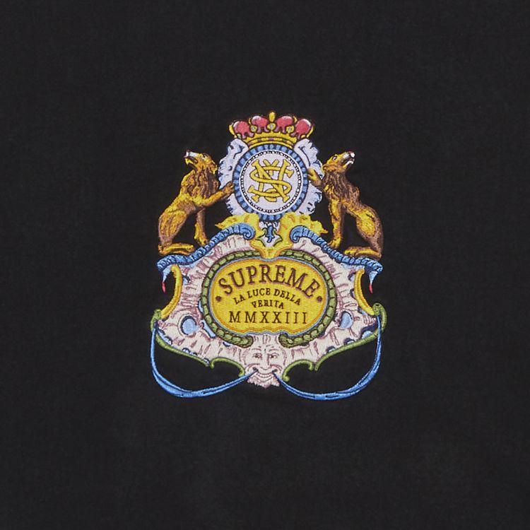 Supreme Crest Crewneck Black