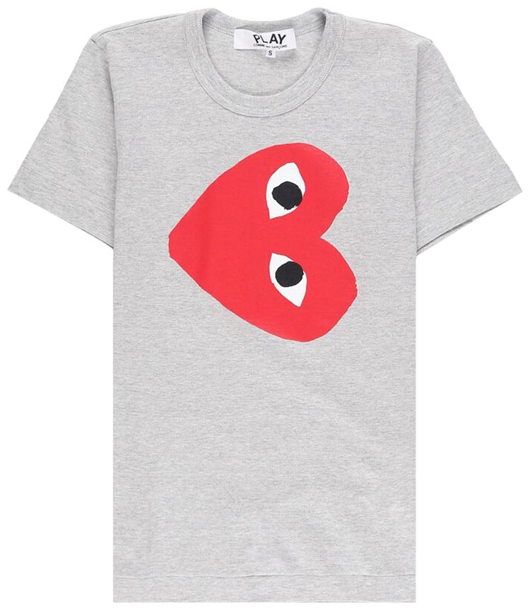 Comme des Garcons PLAY T Shirt Grey