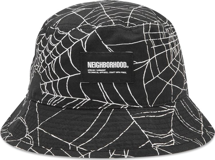 Neighborhood Spiderweb Bucket Hat 'Black'
