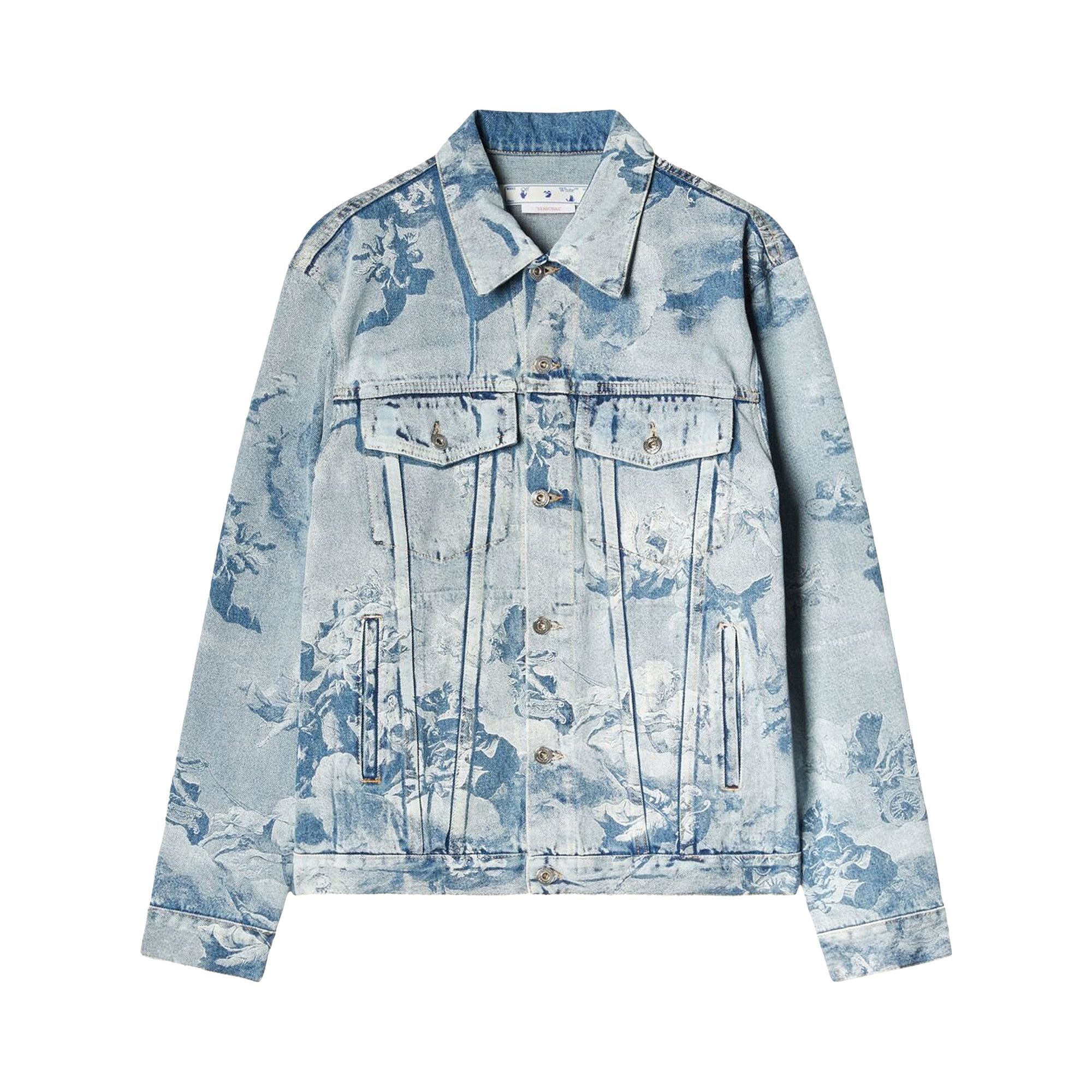 Buy Off-White Skate Denim Jacket 'Azzurro' - OMYE077S23DEN0024000
