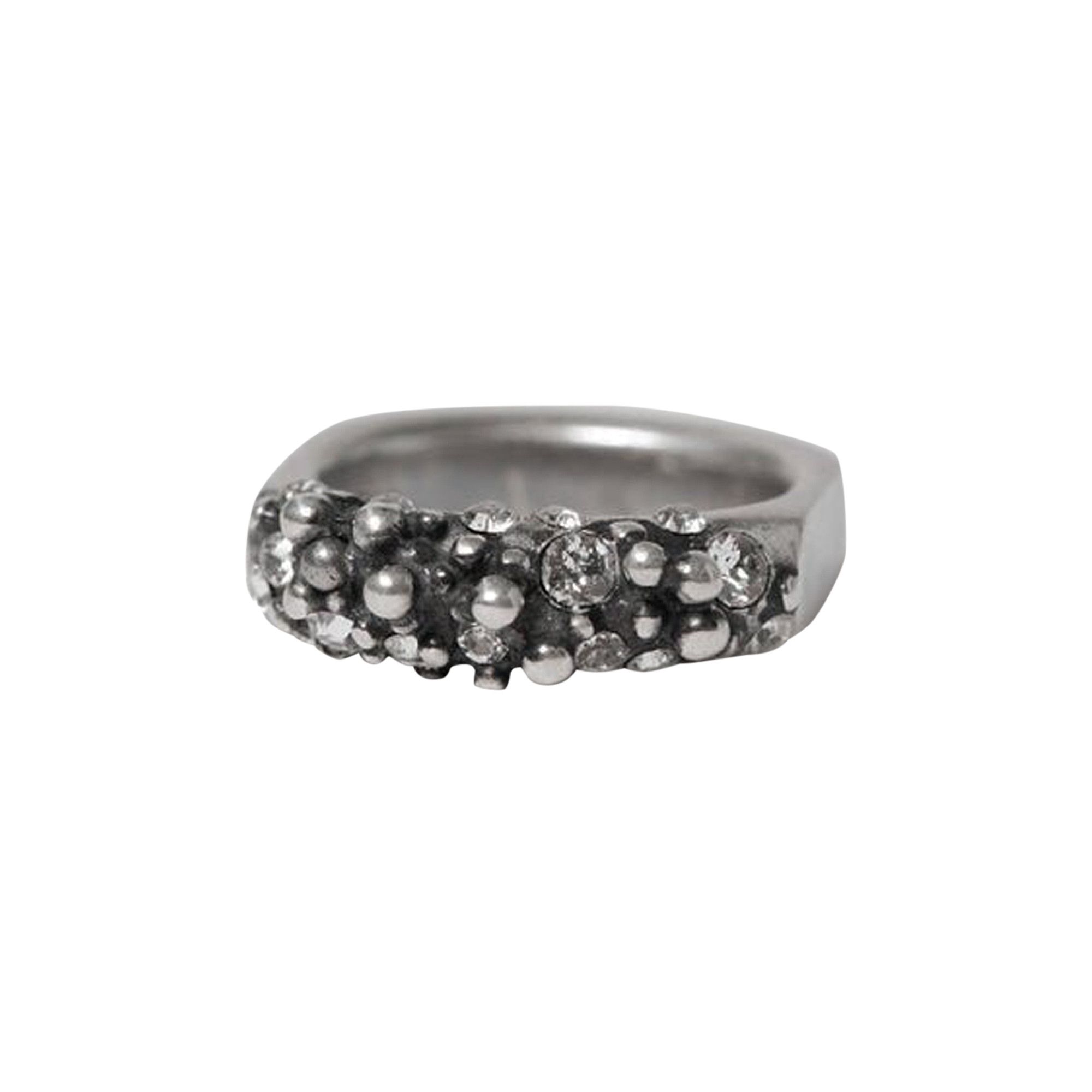 Buy Ann Demeulemeester Hubertine Ring With Small Stones Buy Ann Demeulemeester Hubertine Ring With Small Stones