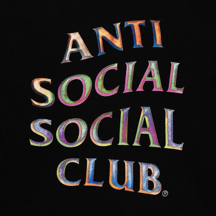 Anti Social Social Club Temporary Memory Pink Tee Black