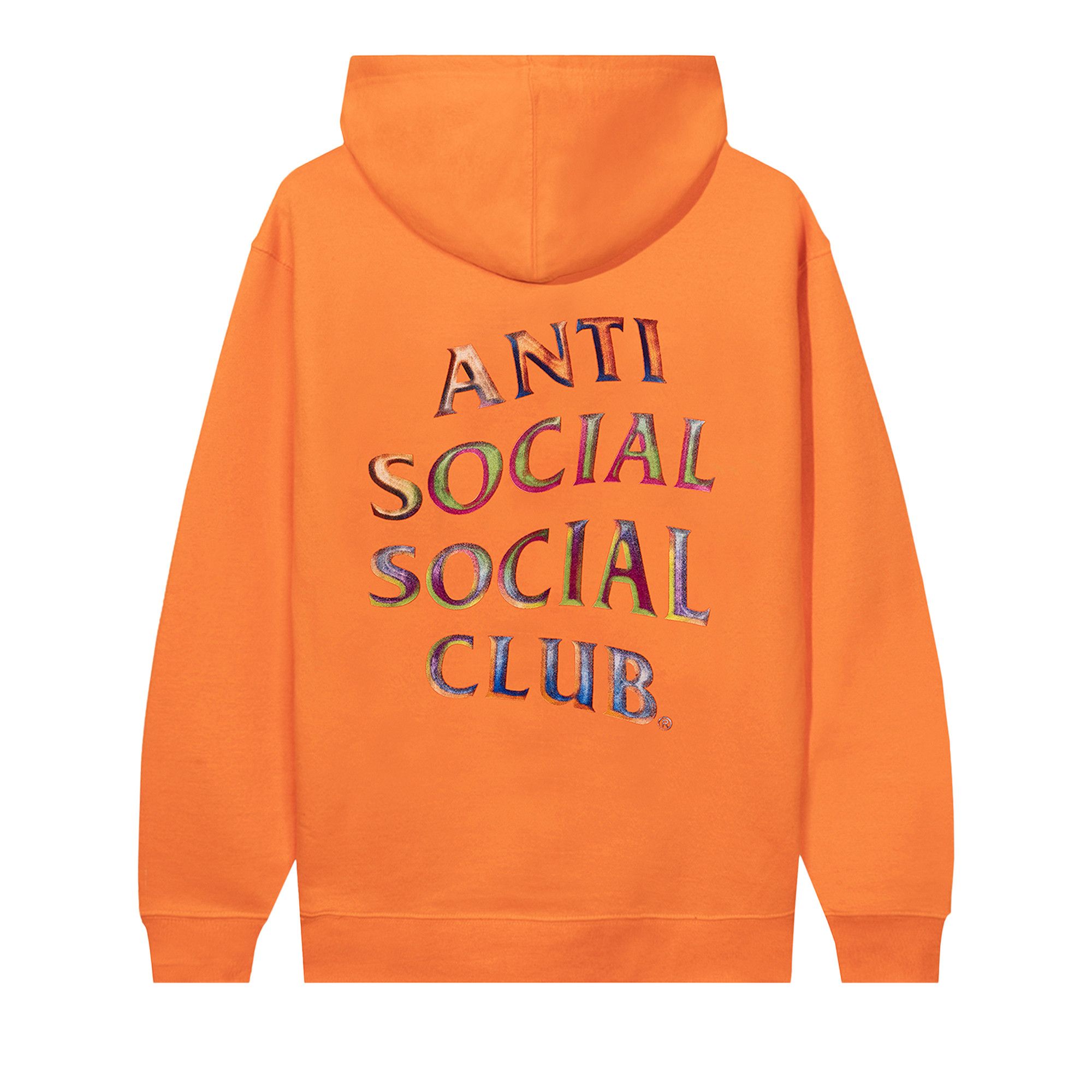 Anti social social club felpa arancione discount